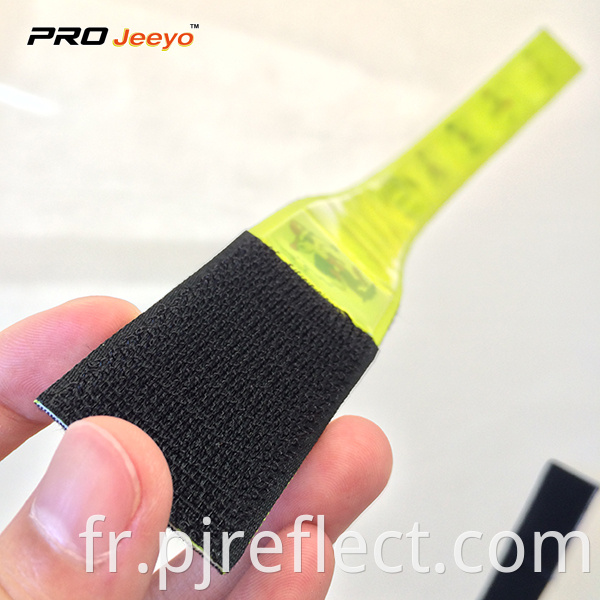 Reflective Yellow Pvc Velcro Armband Wb Mst001